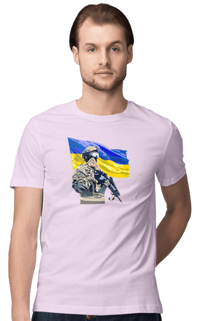 Men`s t-shirt with prints Armed Forces | Flag 2070702
