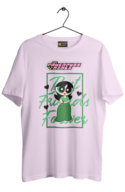 Men's t-shirt with prints Powerpuff Girls Buttercup. Animated series, buttercup, cartoon network, cool girls, powerpuff girls. 2070702