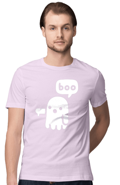 Футболка чоловіча з принтом "BOO (мова програмування)". Айті, мова програмування, програма, програміст, технічне завдання, ти ж програміст, транслятор boo, тривимірні програми, фрілансер. 2070702