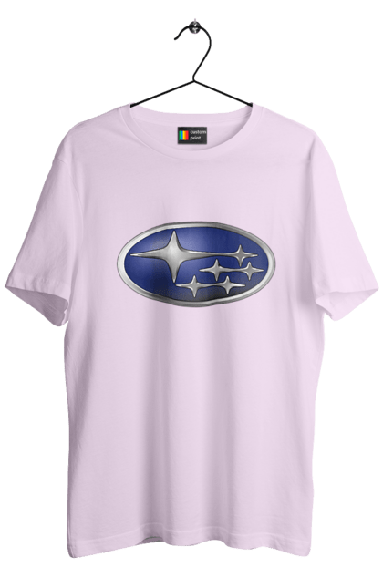 Футболка чоловіча з принтом "Subaru". Авто, логотип, субару. 2070702