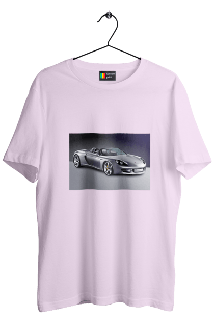 Футболка чоловіча з принтом "Авто.2". Авто, кольорове зображення, купе, спортивне авто, фото. 2070702