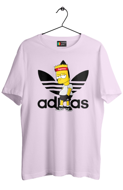 Футболка чоловіча з принтом "Adidas Барт". Adidas, bart, адідас, барт, мультфільм, серіал, сімпсон. 2070702