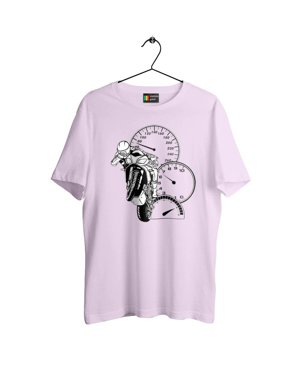 Motorcycle Speed Black