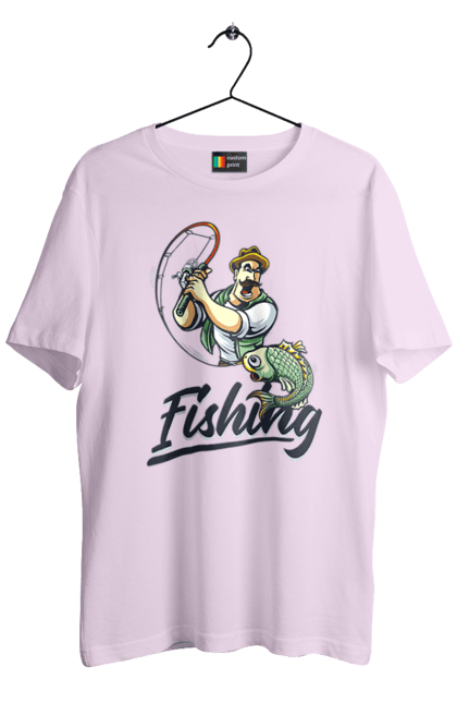 Men`s t-shirt with prints Fishing. Fish, fishing, summer, vacation. 2070702