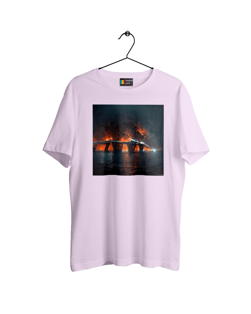 Кримський мост горить