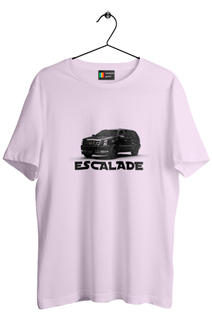 Футболка чоловіча з принтом "Каділак". Автомобіль, бізнес клас, джип, ескалада, каділак, машина, позашляховик. 2070702