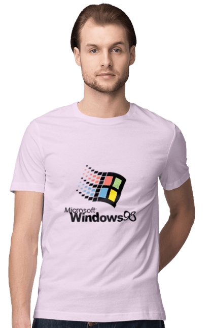 Футболка чоловіча з принтом "Windows98". Angular, c, css, html, it, javascript, jquery, php, python, react, svelt, vue, айтишник, айті, гумор, код, кодувати, прогер, програміст, програмісти, ти ж, ти ж програміст, тиж програміст. 2070702