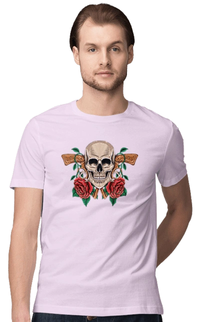 Skull with roses