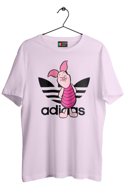 Men's t-shirt with prints Adidas Piglet. Adidas, adidas, cartoon, piglet, winnie the pooh. 2070702