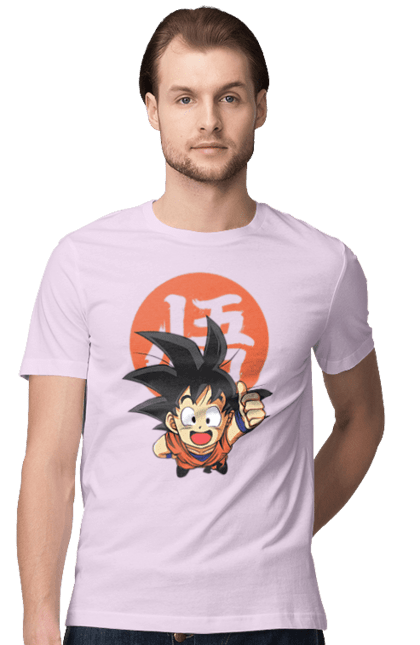 Футболка чоловіча з принтом "Перли дракона Сон Гоку". Dragon ball, manga, son goku, аніме, гоку, манга, перли дракона, сон гоку. 2070702