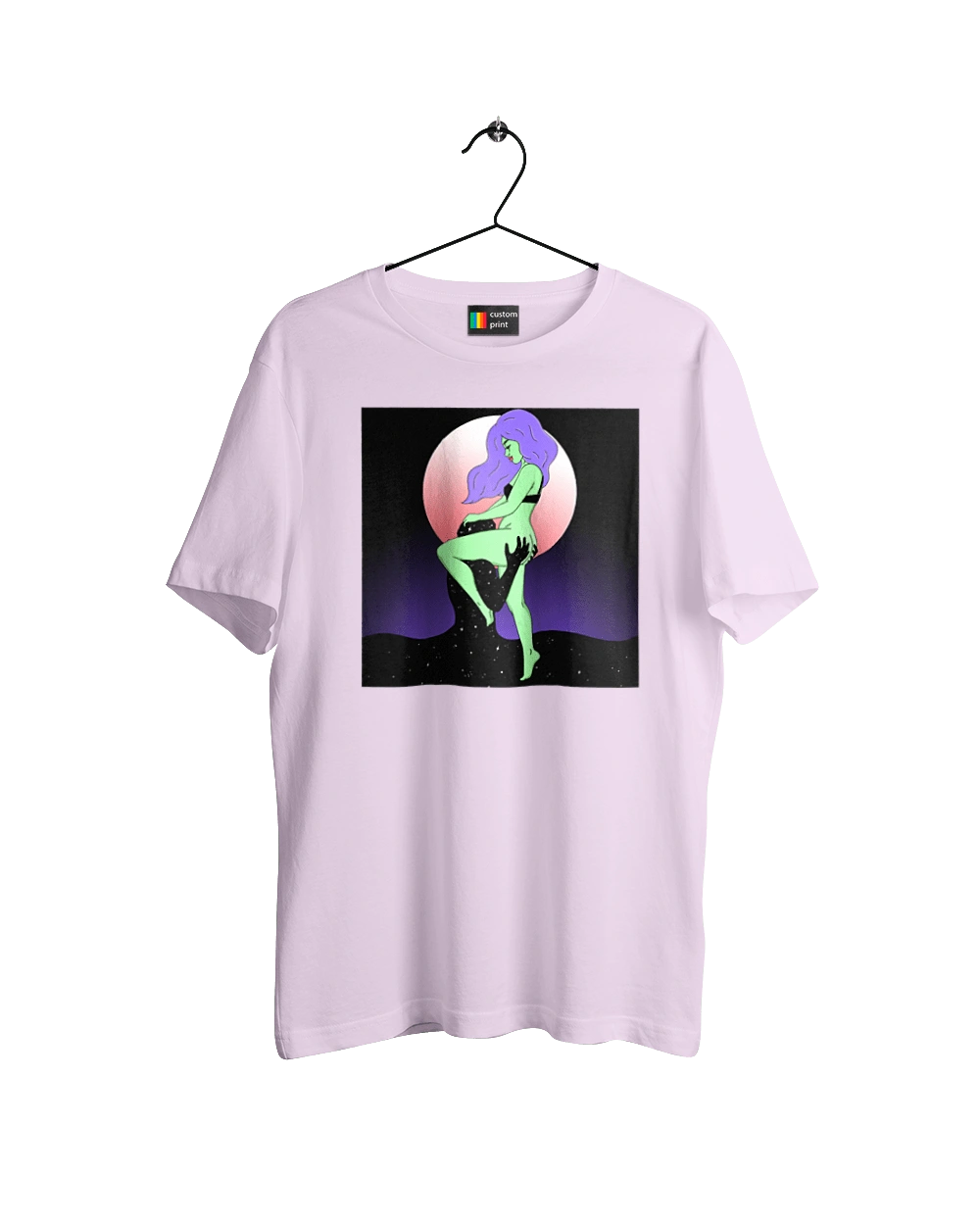 Green Girl And The Moon