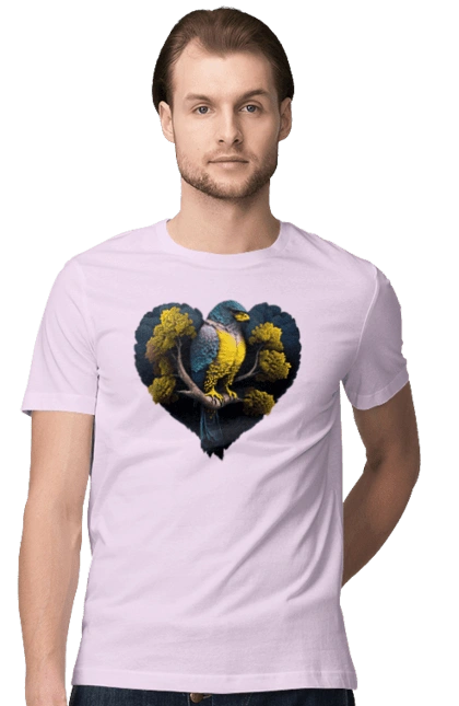 Blue and yellow falcon