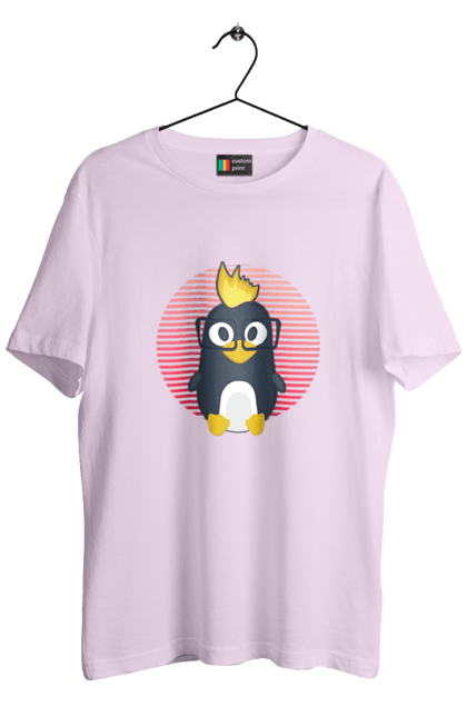 Футболка чоловіча з принтом "Лінукс". Айті, айтішнік, девелопер, іт, программіст, розробник. 2070702