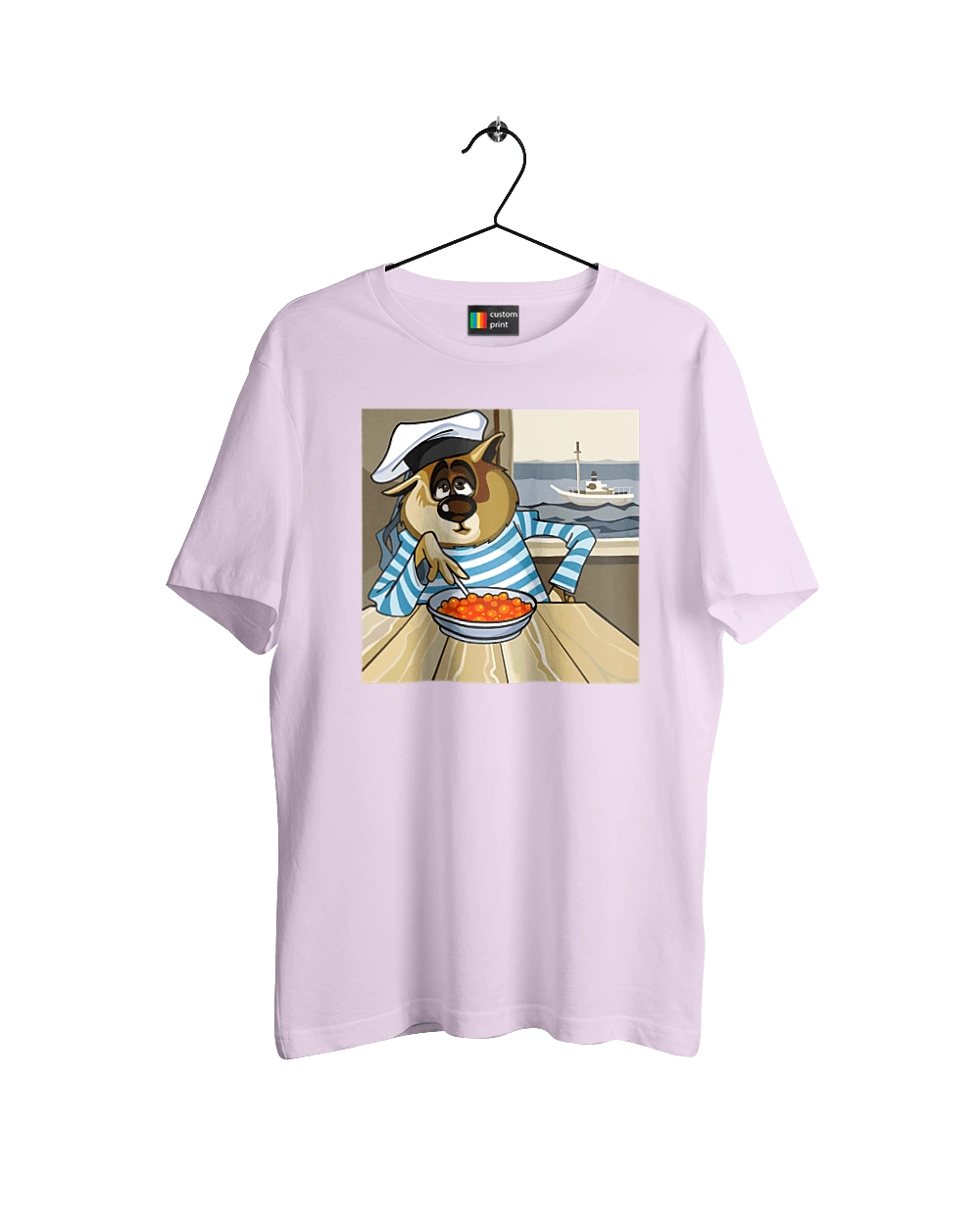 Cat Sailor, On The Ship Eats Red Caviar