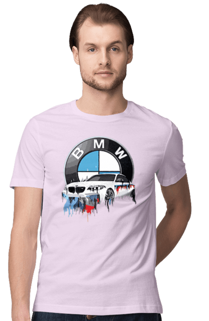 Men`s t-shirt with prints BMW. Auto, bmw, bmw fan, fan club. 2070702