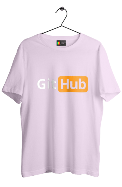 Футболка чоловіча з принтом "Гіт Хаб". Айті, айтішник, гіт хаб, для айтішника, для програміста, подарунок айтішнику, подарунок програмісту, програміст, розробник. 2070702
