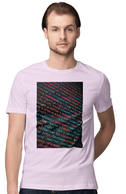Футболка чоловіча з принтом "Код". Angular, c, css, html, it, javascript, jquery, php, python, react, svelt, vue, айтишник, айті, гумор, код, кодувати, прогер, програміст, програмісти, ти ж, ти ж програміст, тиж програміст. 2070702