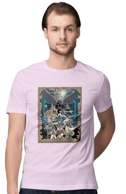 Футболка чоловіча з принтом "Легенда вокс машина". Вокс, вокс машина, машина, мультсериал, приключения, сериал, фентезі. 2070702