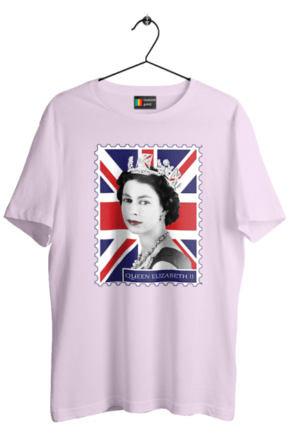 Футболка чоловіча з принтом "Королева Єлизавета II". Britain, british, england, platinum jubilee, queen, queen elizabeth, queen elizabeth ii, rip queen elizabeth, королева єлизавета. 2070702