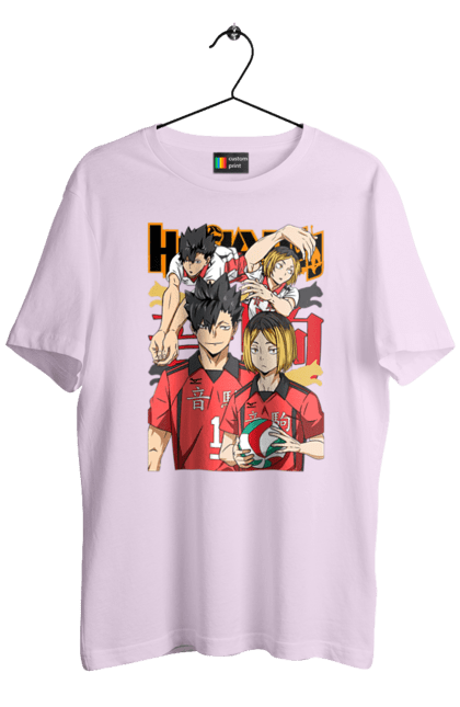 Men's t-shirt with prints Haikyu!! Kuroo and Kenma. Anime, haikyu, kenma, kuroo, manga, sports anime, volleyball. 2070702