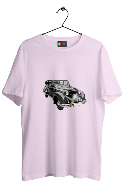 Футболка чоловіча з принтом "Авто.5". Авто, професійне фото, ретро авто, фото, чорний колір. 2070702