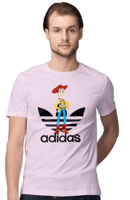 Men's t-shirt with prints Adidas Woody. Adidas, cartoon, toy story, woody. 2070702