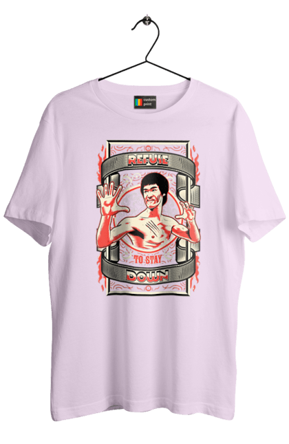 Men's t-shirt with prints Bruce Lee. Actor, bruce lee, dragon, movie, poster. 2070702