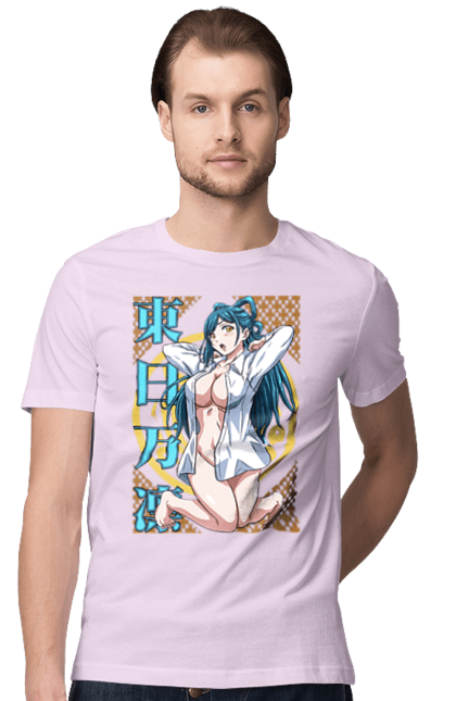 Men's t-shirt with prints Chained Soldier Himari Azuma. Anime, chained soldier, himari, himari azuma, manga. 2070702