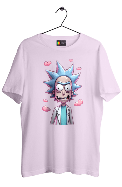 Футболка чоловіча з принтом "Рік та Морті". Rick and morty, мультфільм, наукова фантастика, пригоди, рік, рік і морті, трагікомедія, чорний гумор. 2070702