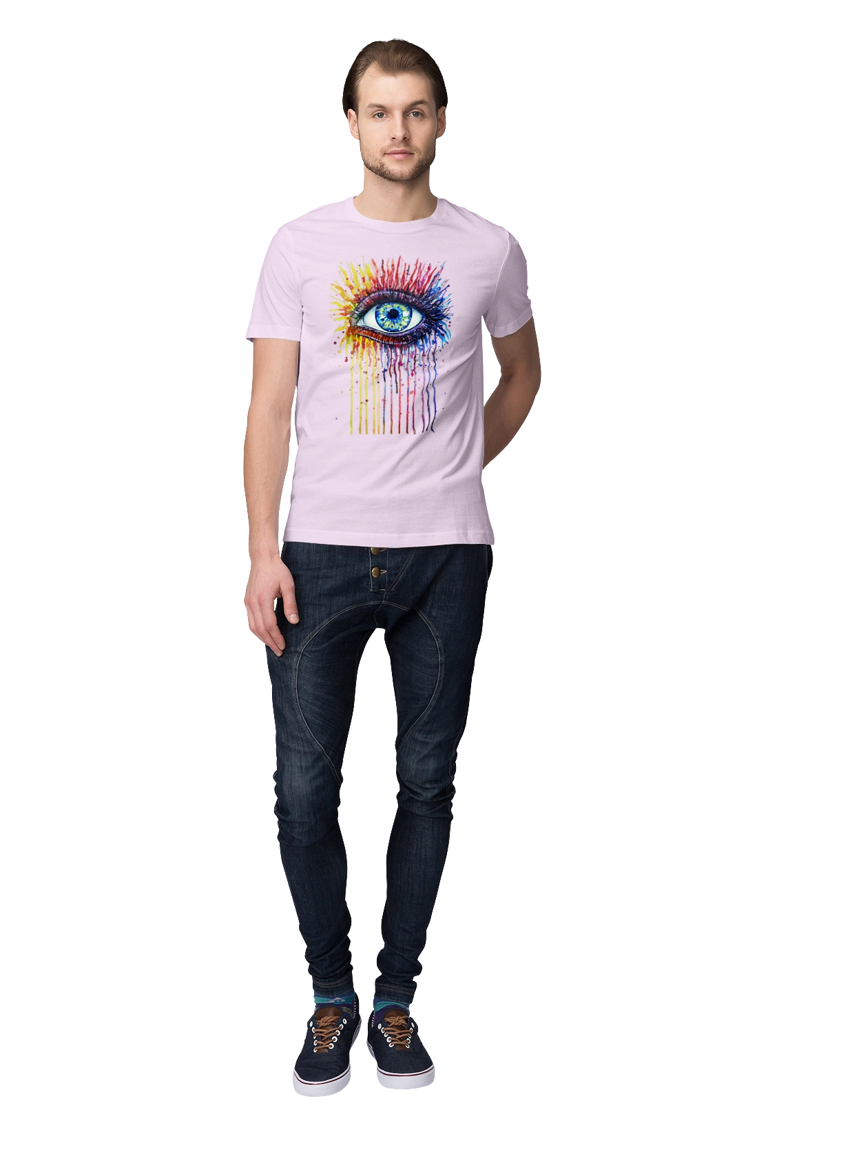 Colorful Flowing Eye