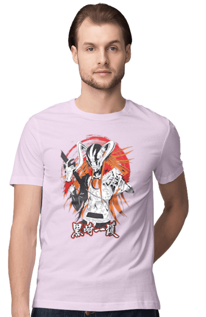 Men's t-shirt with prints Bleach Ichigo Kurosaki. Anime, bleach, ichigo, ichigo kurosaki, manga. 2070702