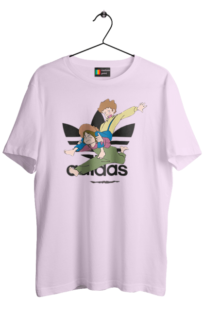 Men's t-shirt with prints Adidas Tom Sawyer. Adidas, adventure, book, cartoon, story, tom sawyer. 2070702