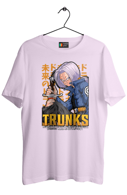 Футболка чоловіча з принтом "Перли дракона Транкс". Anime, dragon ball, manga, trunks, аніме, манга, перли дракона, транкс. 2070702