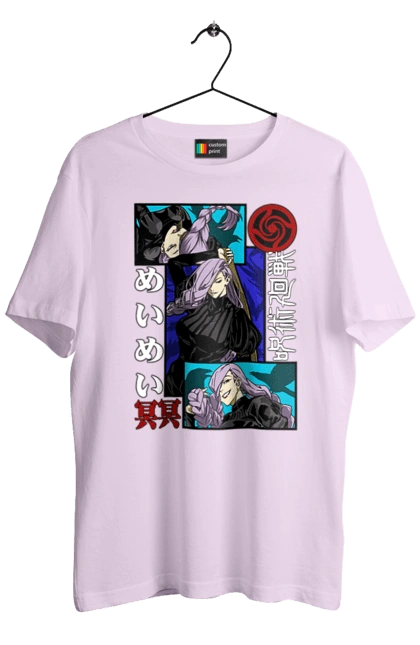 Футболка мужская с принтом Магическая битва Мэй Мэй. Anime, jujutsu kaisen, manga, mei mei, аниме, магическая битва, манга, мэй мэй. 2070702