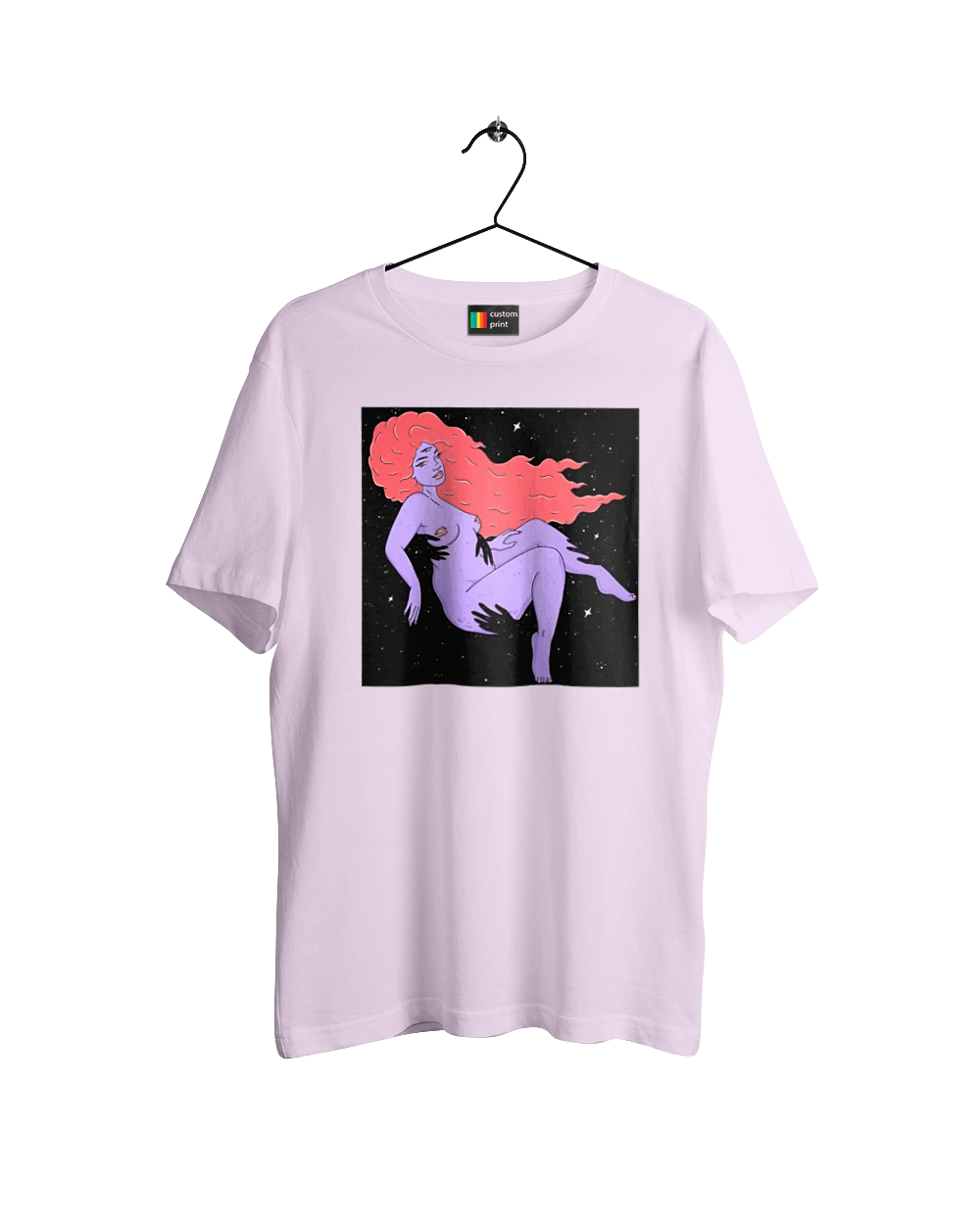 Purple Girl In Black Dire