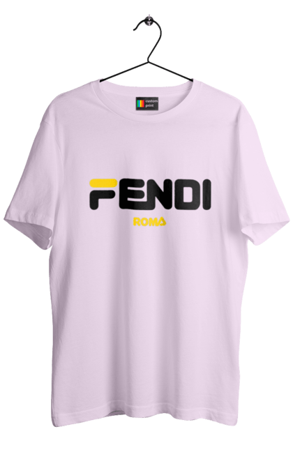 Футболка чоловіча з принтом "Fendi". Fendi, lvmh, бренд, будинок моди, італія, люкс, мода, одяг, сумка, фенді. 2070702