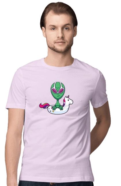 Alien Floats In A Circle