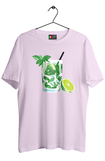 Men`s t-shirt with prints Mojito And Lemon Drink. Drink, lemon, mojito. 2070702
