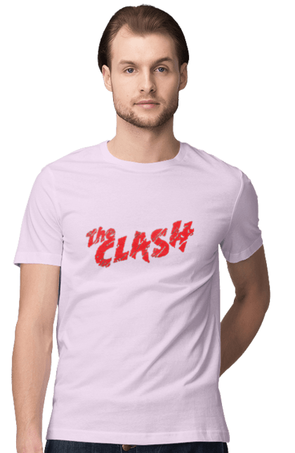 Men's t-shirt with prints The Clash. Clash, dub, group, music, punk, punk rock, reggae, rock, rock`n`roll. 2070702