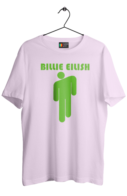 Футболка чоловіча з принтом "Billie Eilish". Активістка, біллі айліш, мизукант, права, співачка, тварини. 2070702