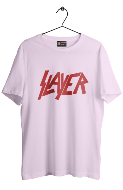 Футболка мужская с принтом Slayer. Slayer, грув-метал, група, метал група, музыка, ню-метал, спид-метал, трэш-метал, череп. 2070702