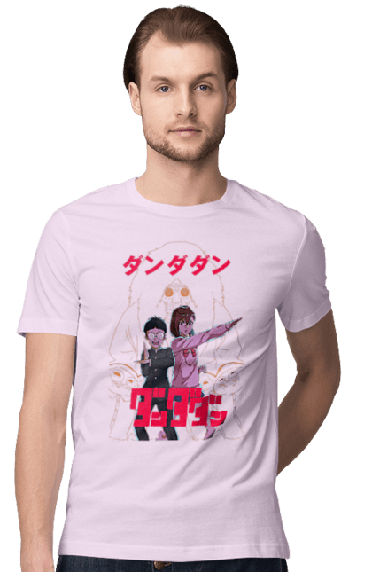 Футболка чоловіча з принтом "Дандадан". Dandadan, momo ayase, okarun, аніме, аясе, дандадан, кен такакура, манга, момо аясе, окарун. 2070702