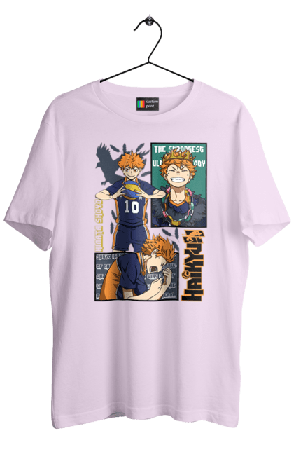 Футболка чоловіча з принтом "Волейбол!! Хіната". Anime, haikyu, hinata, manga, shoyo hinata, аніме, волейбол, манга, хіната, шьо хіната. 2070702