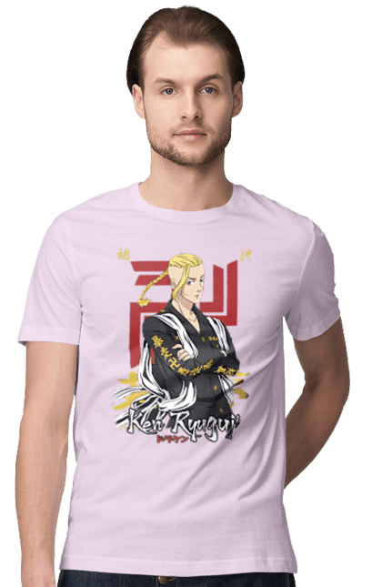 Men's t-shirt with prints Tokyo Revengers Draken. Anime, draken, ken ryuguji, ken-chin, manga, serial, tokyo manji gang, tokyo revengers. 2070702