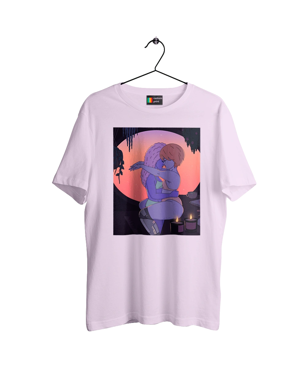 Фіолетові Дівчата Обіймаються