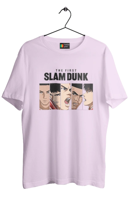 Men`s t-shirt with prints Slam Dunk. Anime, basketball, comedy, manga, school, shonen, slam dunk, sports anime. 2070702