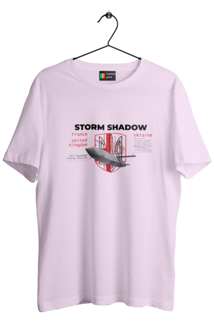 Футболка чоловіча з принтом "Storm Shadow". F16, nasams, storm shadow, zuzana, гаубиця, два герби, залужний, сюзанна. 2070702