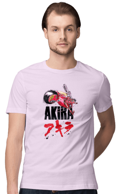 Футболка чоловіча з принтом "Акіра". Akira, shotaro kaneda, tetsuo shima, акіра, аніме, кіберпанк, тецуо шима, шьотаро канеда. 2070702