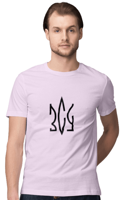 Футболка чоловіча з принтом "Збройні сили України (ЗСУ)". Арестович, война, герои, зелёный, иди нахуй, кем, мир, нет войне, орда, орки, привид киева, птн пнх, путін хуйло, русский военный корабль, слава украине, ссу, украина, чернобаевка. 2070702