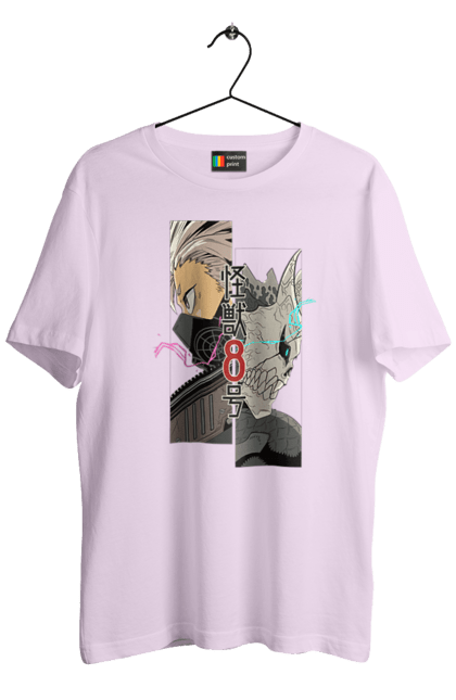 Men's t-shirt with prints Kaiju № 8 Gen Narumi. Anime, gen narumi, kaiju, kaiju 8, kaiju № 8, manga. 2070702